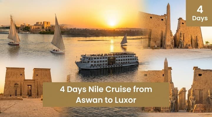 4 Days Nile Cruise from Aswan to Luxor