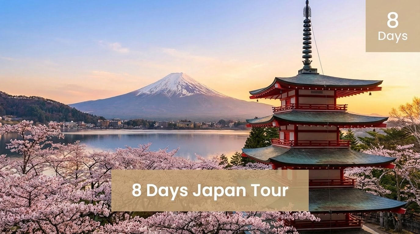 8 Days Japan Tour Tokyo, Mount Fuji, Kyoto, Nara