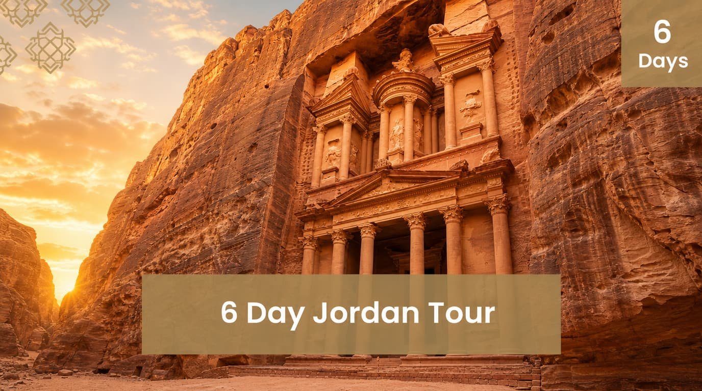 6 Day Jordan Tour: Petra, Jerash, Dead Sea & Biblical Sites