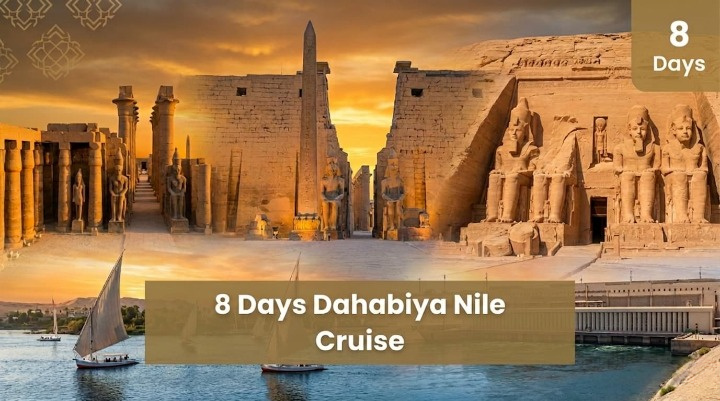 8 Day Dahabiya Nile Cruise Itinerary from Luxor to Aswan