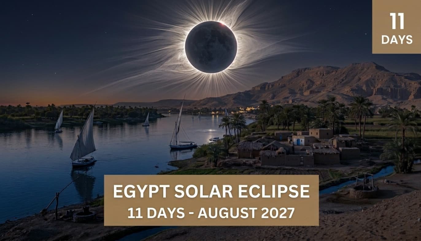 Egypt Solar Eclipse 11 Days Aug 2027
