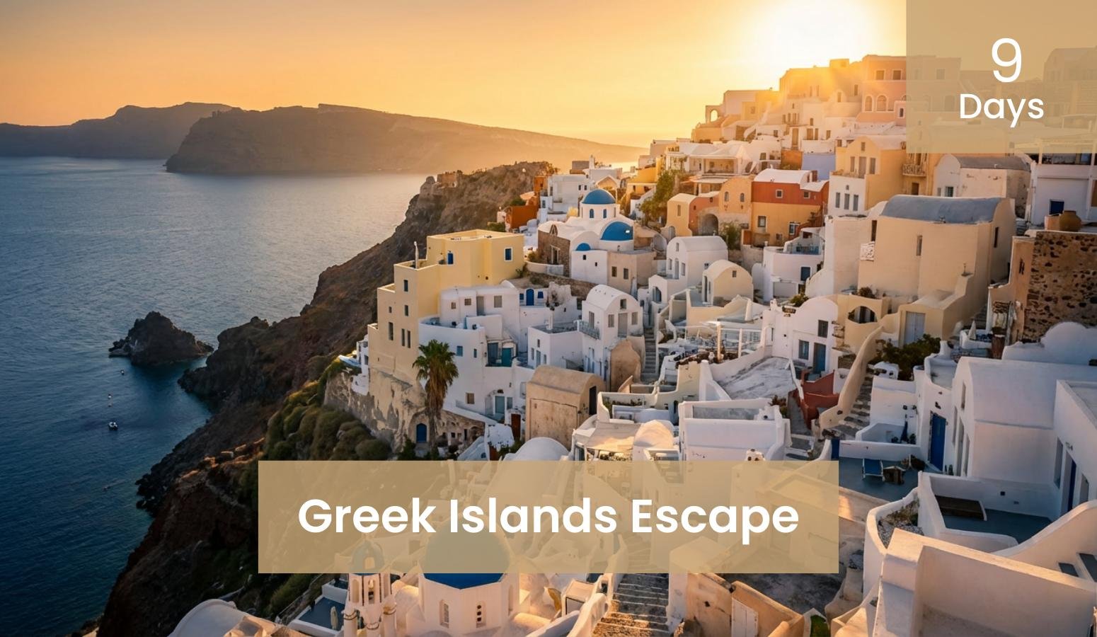 9-Day Greek Islands Escape – Athens, Mykonos & Santorini Travel Package